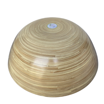 Customized Service Best choice ecofriendly Organic spun bamboo bowls safe for health Homeware Crafts Made In Vietnam 3