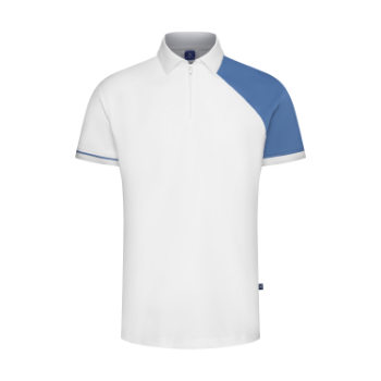 Polyester Spandex Regular-Fit Polo Shirt with Contrast Fabric on the Left Sleeve Men Polo Shirts New Arrival Shirts For Men 5