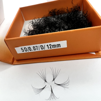 5D Promade 500 Fans full strip eyelashes Hot selling Handmade using for beauty pack in tray or box Vietnam Manufacturer 8