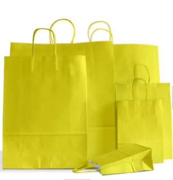 Christmas sales special Custom design Carrier Kraft Paper Bag Food Restaurant Food Delivery Packaging Takeout Takeaway Lunch 7