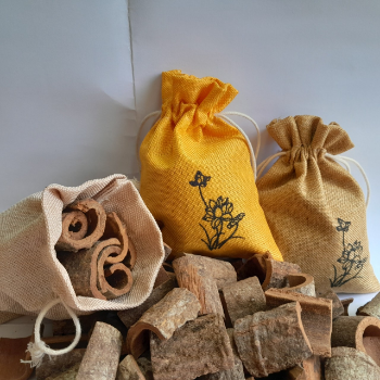 Best seller Natural Aroma Beads Scented Sachet Bag Customized Natural Linen Fabric Sack With Coffee beans 2024 Vietnam 4