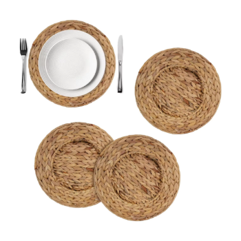 Hot Sale Simple Rattan Placemat New trends decor Rattan Wall Decoration Beautiful Woven wall decor basket 5