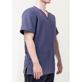 Hospital Uniforms Medical Scrubs Good price Shirt Comfortable WRAP Stored in Polybag from Vietnam Manufacturer 7