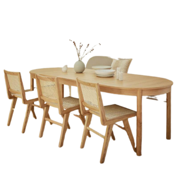 Top Selling Dining Table Black Red White Leg Modern Furniture From Viet Nam 4