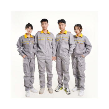 New Quality Work Safety Uniform Green Vina Custom Size Work Garments Packed In Bag Vietnam Manufacturer 3