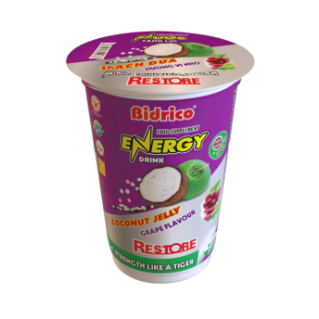 The Hot Seller Food Supplement Energy Drink  Coconut Jelly Grape Flavour Restore Iso Halal Haccp Taurine Packed In Cup 1