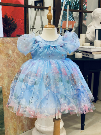 High Quality Elegant Newborn Dress Good Choice New Design Using For Baby Girl Pack In Plastic Bag Made In Vietnam Manufacturer 5