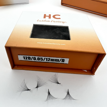 12D Promade 500 Fans volume eyelash extension Top sale No Irritation using for beauty pack in tray or box from Vietnam 3