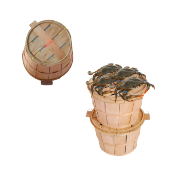 Competitive Price Wooden Fruit Basket Other Storage Baskets Sustainable Eco-Friendly Material Viet Nam Manufacturer 3