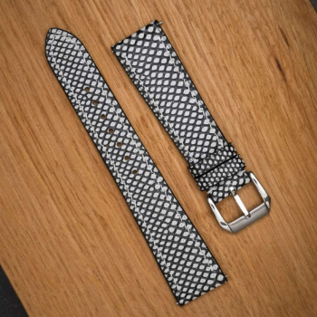 Suitable for leather watch strap 18mm20mm22mm Karung retro snake leather strap waterproof leather strap Made in Vietnam 1