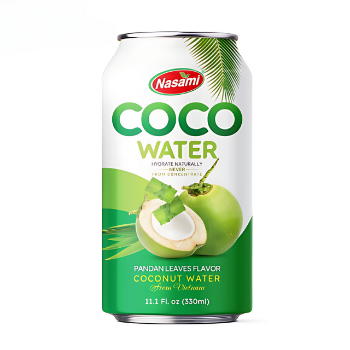 Best Price Coconut Water Pandan Leaves Flavor Beverage Nasami Brand Coconut Water Manufacturers OEM ODM Service Made In Vietnam 1