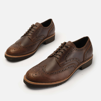 Fashionable Derby Shoes High Quality Fashion Lace Up Office Men Custom Derby Dress Shoes Derby Oxford From Vietnam Manufacturer 2