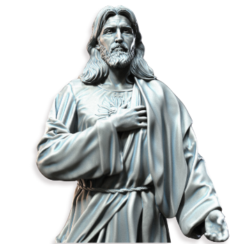 Wholesale Jesus Statue White Marble Outdoor Decoration Religious Figurines Packed In Wooden Case From Vietnam Manufacturer 4