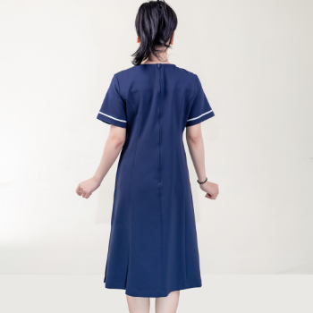 Medical Scrubs Cheap Fast Delivery Dress Nurse uniform WRAP Stored in a Polybag from Vietnam Manufacturer 3