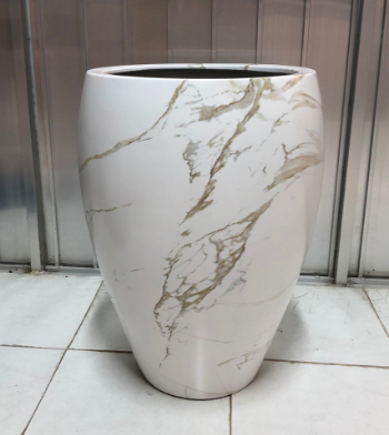 Light Weight Fiberglass Planters From Vietnam Flower Pots Manufacturer CV LW 77 With Modern Style Used For Flower Or Green Plant 3