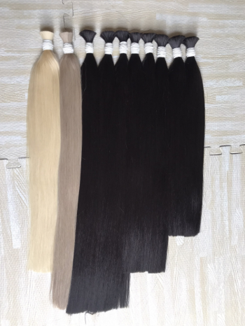 Bulk Hair Extensions Hot Selling Vietnamese Hair Raw Hair Machine Double Weft 4