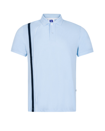 Polo Shirts For Men Polyester Spandex Regular-Fit Polo Shirt with Contrast Corded Piping Lines Down Front Men Polo Shirts 2