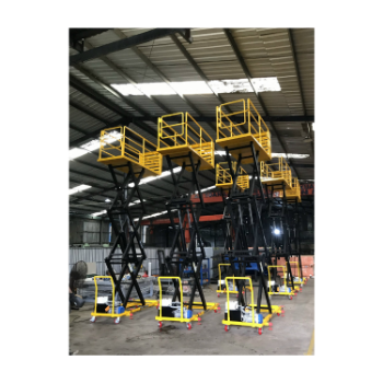 Fast Delivery Multi - Stage Hydraulic Lift Table Electric Lift Table Ordinary Product Pedestrian Electric Stacker Engine 4