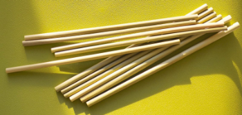 Biodegradable 25CM Raw Bamboo Straws OEM Custom Service 8mm 12mm Disposable Drinking Straws Reusable made in vietnam 4