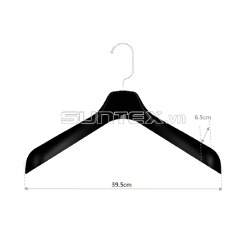 Plastic Hangers For Clothes Competitive Price Suntex Wholesale Black Plastic Hanger Anti-Slip Made In Vietnam Manufacturer 1