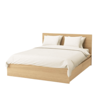 Top Product Solid Wood Bed Durable Home Furniture Vietnam Manufacturer 3