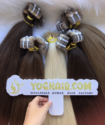 Human Hair Extension 100% Vietnamese Hair Tape Irovy Color Length 50cm Double Drawn Super High Quality Wholesale Price 2