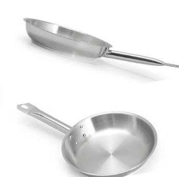 Stainless Steel Frypan With Power Reasonable Price Inox Cooking Layer Bottom Carton Vietnam Manufacturer 1