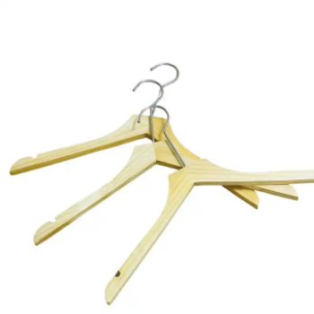 Wooden Hangers Pine Wood For Clothes Fast Delivery Vietnam 1.2Cm Non-Nail Export Standard Carton Manufacturer 2