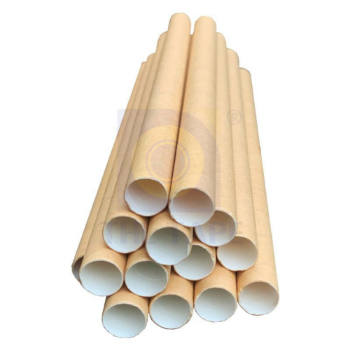 High Quality Kraft Paper Brown Cardboard Cylinder Mailing Paper Tubes Use For Express Packaging Made In Vietnam 7