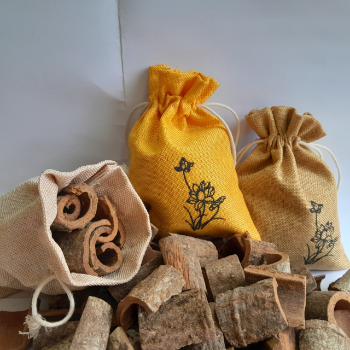 Fast Delivery Natural Aroma Beads Scented Sachet Bag Customized Natural Linen Fabric Sack With Coffee beans 2024 Vietnam 4