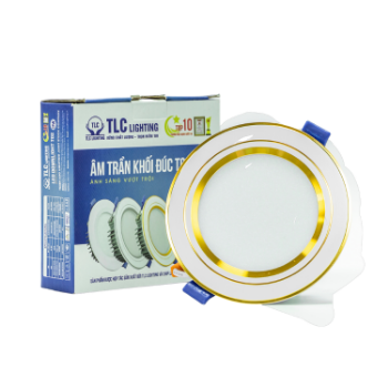 Fast Delivery Aluminum Molded Led Downlight TOS Golden Border Modern Minimalist Led Aluminum Ip20 Vietnam Manufacturer 4