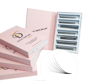 TD Lashes - Ultra Speed Premade Wispy 5D mix size 7 in 1 volume eyelash extension extension wholesale High Quality Custom OEM 1