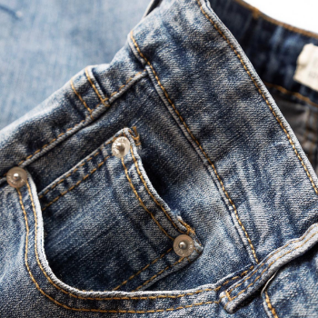 Jeans Men High Quality Breathable Oem Service 2% Spandex + 98% Cotton Button Fly Cargo Pants Men Vietnam Manufacturer 2