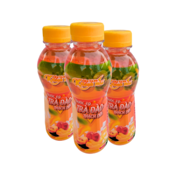 Best Quality Coconut Jelly Peach Tea Juice Flavored Beverage Vicas Packed In Box Made In Vietnam Manufacturer 1