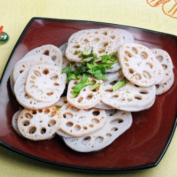 Delicious Top Selling Frozen Lotus Root IQF Sliced Shape November to February of next year Season 5