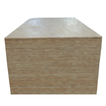 Rubber Wood Reasonable Price Rubber Wood Cabinet Doors Frame And Components Fsc-Coc Plastic Bag Vietnam Manufacturer 5