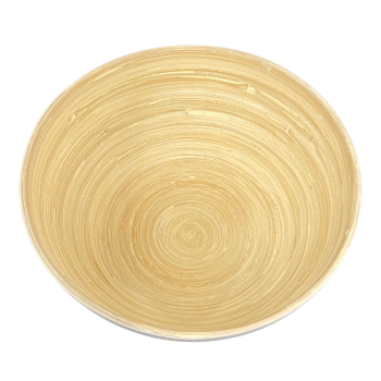 Best choice Bamboo fiber salad bowl ecofriendly Organic spun bamboo bowls safe for health Homeware Crafts Made In Vietnam 2