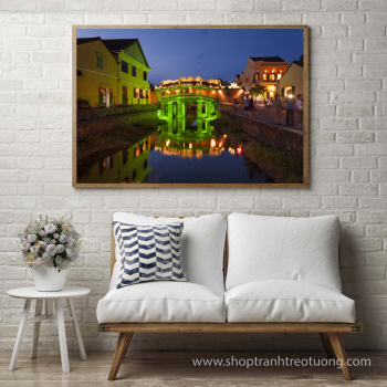 Poster and Prints on Canvas Art Modern Landscape Custom Photo large living room wall pictures 5