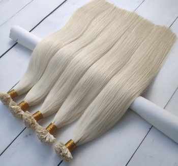 V Tip Hair Extensions Custom Service 100% Human Hair Virgin Raw Hair Machine Double Weft 6