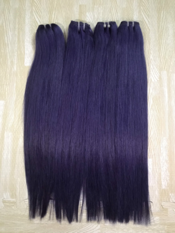 Hand Tied Wefts Hair Extensions Factory Price 100% Human Hair Virgin Remy Hair Genius Weft Machine Double Weft 6