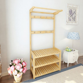 Wholesaler Wooden Shelf Natural Wood Customized Size Acmex Packed In Wooden Frame Vietnam Manufacturer 2