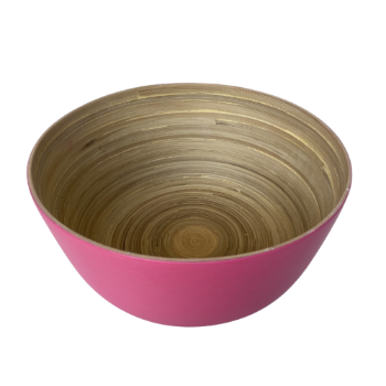 Organic spun bamboo bowls Souvenirs gift Eco-friendly Bamboo Craft Customized Kitchenware Made In Vietnam 2