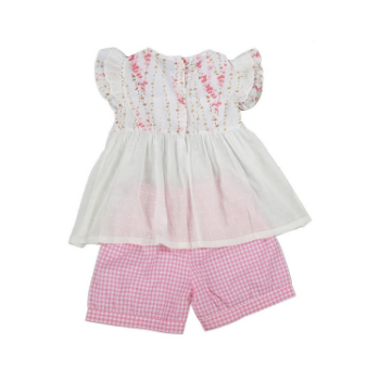 Good Quality Made To Order Clothing Manufacturer Hot Selling Product For Baby Girl Short Sleeve Vietnam Manufacturer 3