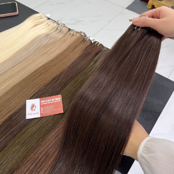 Machine Weft Natural Straight Hair Extensions Bulk Sale Virgin Hair Beauty And Personal Care From Vietnam Manufacturer 7