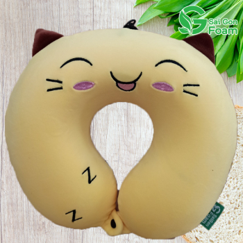 Best Seller Embroidered Rubber Necklace Pillow Size 32*32cm Saigon Foam 3