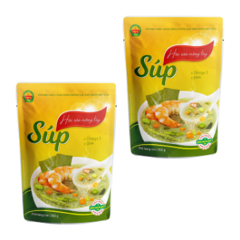 Seafood soup with asparagus instant soup Hot selling No preservatives ready to eat ISO VIETGAP HACCP packing in bag Vietnam  6