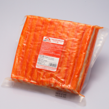 ISO HACCP Factory price Premium quality Frozen IMITATION CRAB MEAT Vacuum pack 500g Made in Vietnam Topping noodles - salad 4