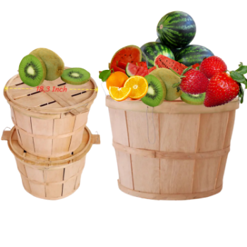 Fast Delivery Wood Basket Storage Basket Sustainable Eco-Friendly Material Viet Nam Manufacturer 5