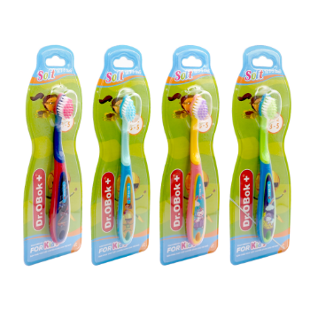 Customized Packaging Toothbrushes With Logo Soft Children From Vietnam Manufacturer Toothbrush Three Sided PET Finger Refillable Unique  4