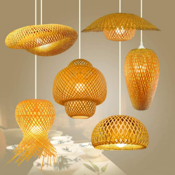 Rattan Lampshade 03 R  6